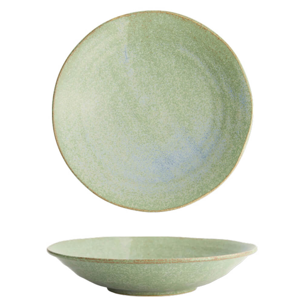 Tokyo Design Studio Vert Sauge Shallow Bowl